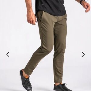 BYLT Basics men’s everyday 2.0 pant | 34 | Slim Fit in Dark Taupe